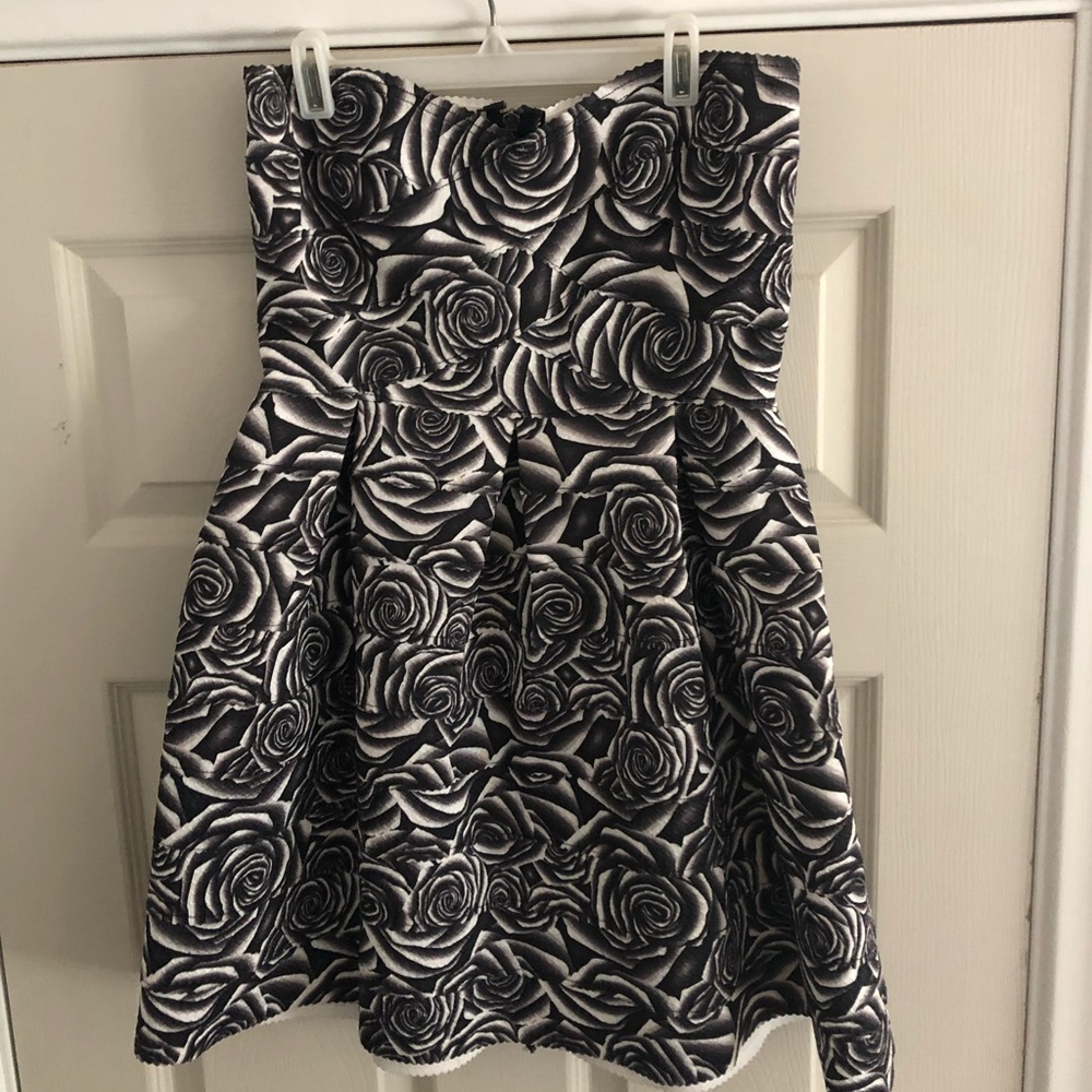 Strapless, Bubble, Rose Dress. Barely Worn!